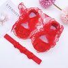 Princess shoes red + hair band / 11 yards
