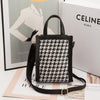 Houndstooth black and white