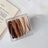Boxed fine thread milk coffee color 50 pieces