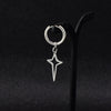 Steel color with pierced ears 2.5*12 earrings