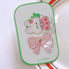 6#white rabbit+bowknot-2-piece set