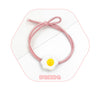 1# poached egg rubber band - pink