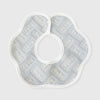 Blue baby lace waterproof bib