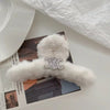 Shimmer barrette white