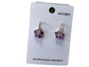 Color-preserving gold and silver needle style crystal purple