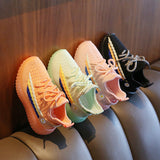 Autumn new children's fashion flying woven coconut shoes boys and girls jelly bottom small daisy sneakers baby shoes clearance