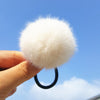 White single ball hair rope