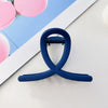 8cm cross - frosted navy blue / ps/abs/pc