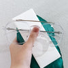 Transparent silver frame / anti-blue radiation flat mirror
