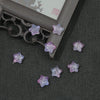Gradient purple pink / 8mm hole diameter about 1mm 10 pcs/pack