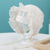 Beige princess hat / 1-12 months head circumference 39-45cm