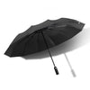 Black handle 12 bone black thickened sunscreen cloth