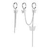 Butterfly chain silver / alloy