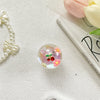 Crystal ball stand - daisy cherry - color radium