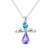 Sea blue + lotus root purple