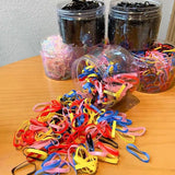 Children's disposable rubber band cute baby braided head rope high elastic durable little princess does not hurt hair rope