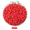 Red 50pcs/pack / 6×5mm hole diameter about 2mm