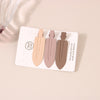D4184-3-piece coffee color seamless clip / factory direct sales