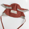 Ash rabbit small ears red brown hat / s（49cm）