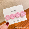 Pink water wave moonlight hair clip