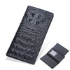 Black crocodile back