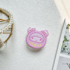 Transparent bracket-eight monsters series-pink