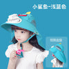 Small shark - light blue [fan hat] / one size [2 years old - for adults]