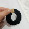 4#short section hairy smile hair band-black