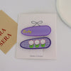 17-a65 purple flower letter + small flower / factory direct sales