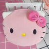 Plush coin purse - pink cat