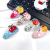 2# crystal clear rabbit + strawberry - flow sofa clip 5 bags