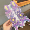 5 sets of eight purple ear hair clips