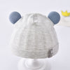 Gray (bear tire cap) ♉jiaer♉ / 0-3 months/hat circumference 32-40cm