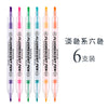 6 packs of light colors / oblique head
