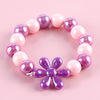 Purple / flower bracelet