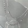 Double star necklace