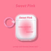 Gradient pink / airpods 1/2 generation + pendant