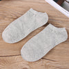 Solid color crew socks light gray / one size fits all