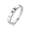 Letter day ring / adjustable opening
