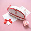 Red and white hearts
