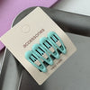 Four water drops bb-dark blue green
