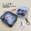 Bag + purple hanging buckle + ball / small white 12*4.5*11cm