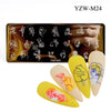 Yzw-m24 / 100*40mm blue film white background