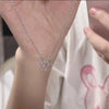 Pink diamond kt necklace