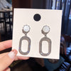 Oval platinum silver needle