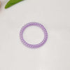 Thin transparent telephone cord-purple