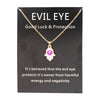 Purple eye gold chain