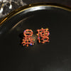 Thin red diamond color-preserving gold