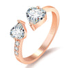 Rose gold / adjustable opening