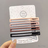 Milk coffee rectangular row set of 4